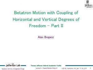 Betatron Motion with Coupling of Horizontal and Vertical