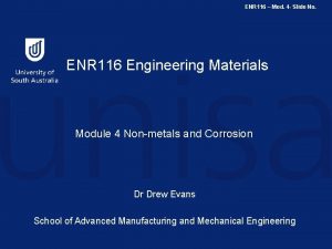 ENR 116 Mod 4 Slide No ENR 116