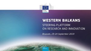 WESTERN BALKANS ALBANIA NASRI Contribution Achievements and Challenges
