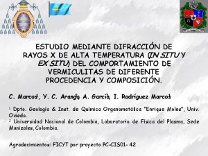 ESTUDIO MEDIANTE DIFRACCIN DE RAYOS X DE ALTA