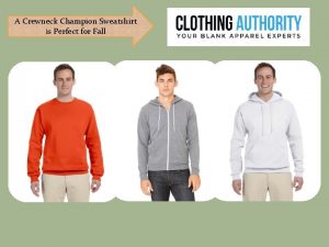 A Crewneck Champion Sweatshirt is Perfect for Fall