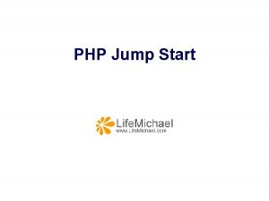 PHP Jump Start Open Source Projects PHP Learning