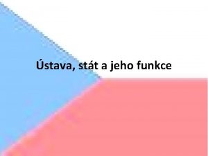 stava stt a jeho funkce stava je nejvy