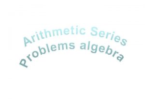 Series KUS objectives BAT solve problems involving arithmetic