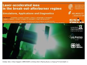 Laseraccelerated ions in the breakoutafterburner regime Simulations Applications