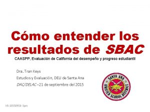 Cmo entender los resultados de SBAC CAASPP Evaluacin