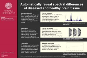 Automatically reveal spectral differences of diseased and healthy