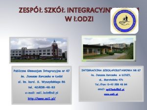 ZESP SZK INTEGRACYJNYCH NR 1 W ODZI sp