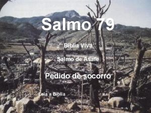 Salmo 79 Bblia Viva Salmo de Asafe Pedido