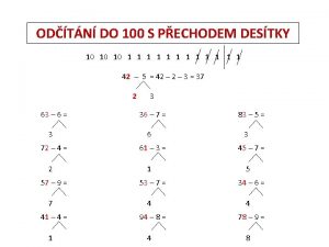 ODTN DO 100 S PECHODEM DESTKY 10 10