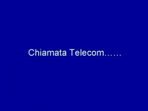 Chiamata Telecom In Giallo loperatrice Telecom In bianco