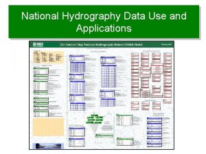 National Hydrography Data Use and Applications National Hydrography