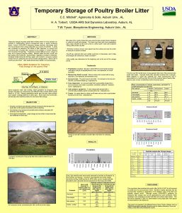 Temporary Storage of Poultry Broiler Litter C C