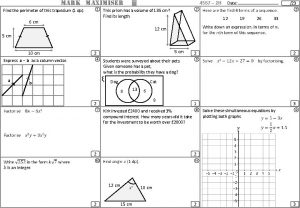 MARK MAXIMISER Find the perimeter of this trapezium