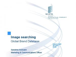 Image searching Global Brand Database Cyberworld 20 June