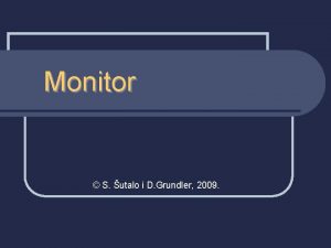 Monitor S utalo i D Grundler 2009 Izlazni