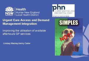 Urgent Care Access and Demand Management Integration Improving