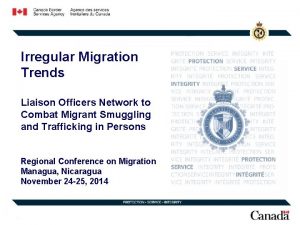 Irregular Migration Trends Liaison Officers Network to Combat