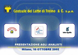 PRESENTAZIONE AGLI ANALISTI Milano 10 OTTOBRE 2002 Missione