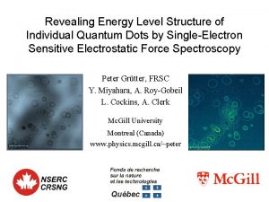 Revealing Energy Level Structure of Individual Quantum Dots