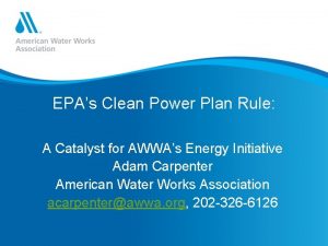 EPAs Clean Power Plan Rule A Catalyst for