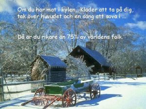 Om du har mat i kylen Klder att