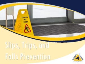 Slips Trips and Falls Prevention Slips Trips and