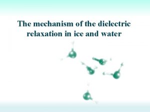 The mechanism of the dielectric relaxation in ice