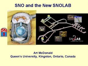 SNO and the New SNOLAB Art Mc Donald