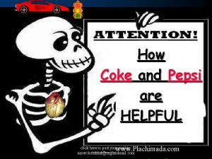 How Coke and Pepsi are HELPFUL www Plachimada