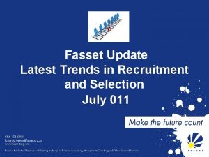 Fasset Update Latest Trends in Recruitment and Selection