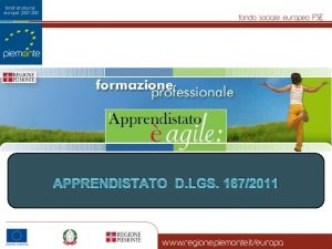 APPRENDISTATO D LGS 1672011 NATURA GIURIDICA DEL CONTRATTO