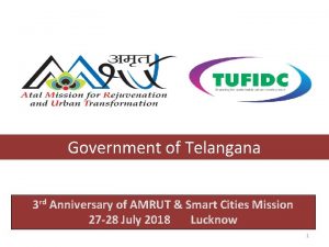 Government of Telangana 3 rd Anniversary of AMRUT