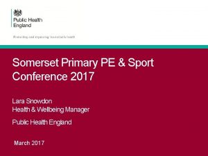 Somerset Primary PE Sport Conference 2017 Lara Snowdon