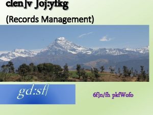 clenv Joj yfkg Records Management gd sf 6