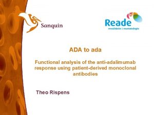 22 09 08 ADA to ada Functional analysis