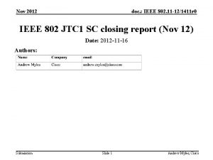 Nov 2012 doc IEEE 802 11 121411 r