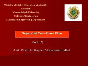 Ministry of Higher Education scientific Research Mustansiriyah University