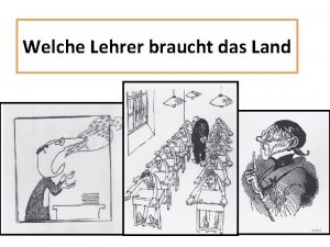 Welche Lehrer braucht das Land BERUFSBILD INKLUSIVE LEHRPERSON