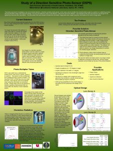 Study of a Direction Sensitive PhotoSensor DSPS Zach