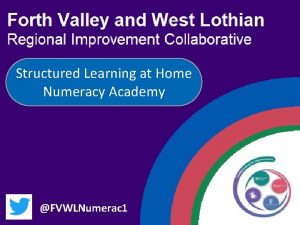 Structured Learning at Home Numeracy Academy FVWLNumerac 1