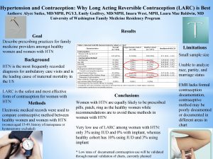 Hypertension and Contraception Why Long Acting Reversible Contraception