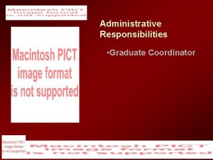 Administrative Responsibilities Graduate Coordinator Courses Taught 201 Linear