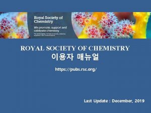 ROYAL SOCIETY OF CHEMISTRY https pubs rsc org