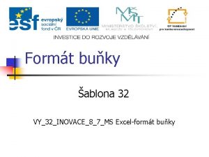 Formt buky ablona 32 VY32INOVACE87MS Excelformt buky Formt