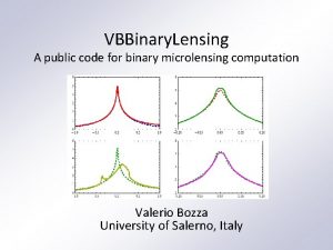 VBBinary Lensing A public code for binary microlensing