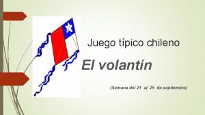 Juego tpico chileno El volantn Semana del 21