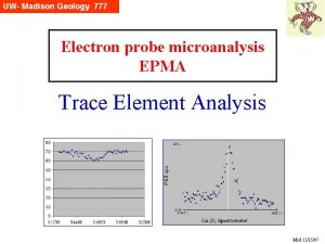 Electron probe microanalysis EPMA Trace Element Analysis Mod