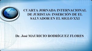 CUARTA JORNADA INTERNACIONAL DE JURISTAS INSERCIN DE EL