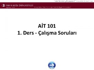 AT 101 1 Ders alma Sorular 1 XVIII